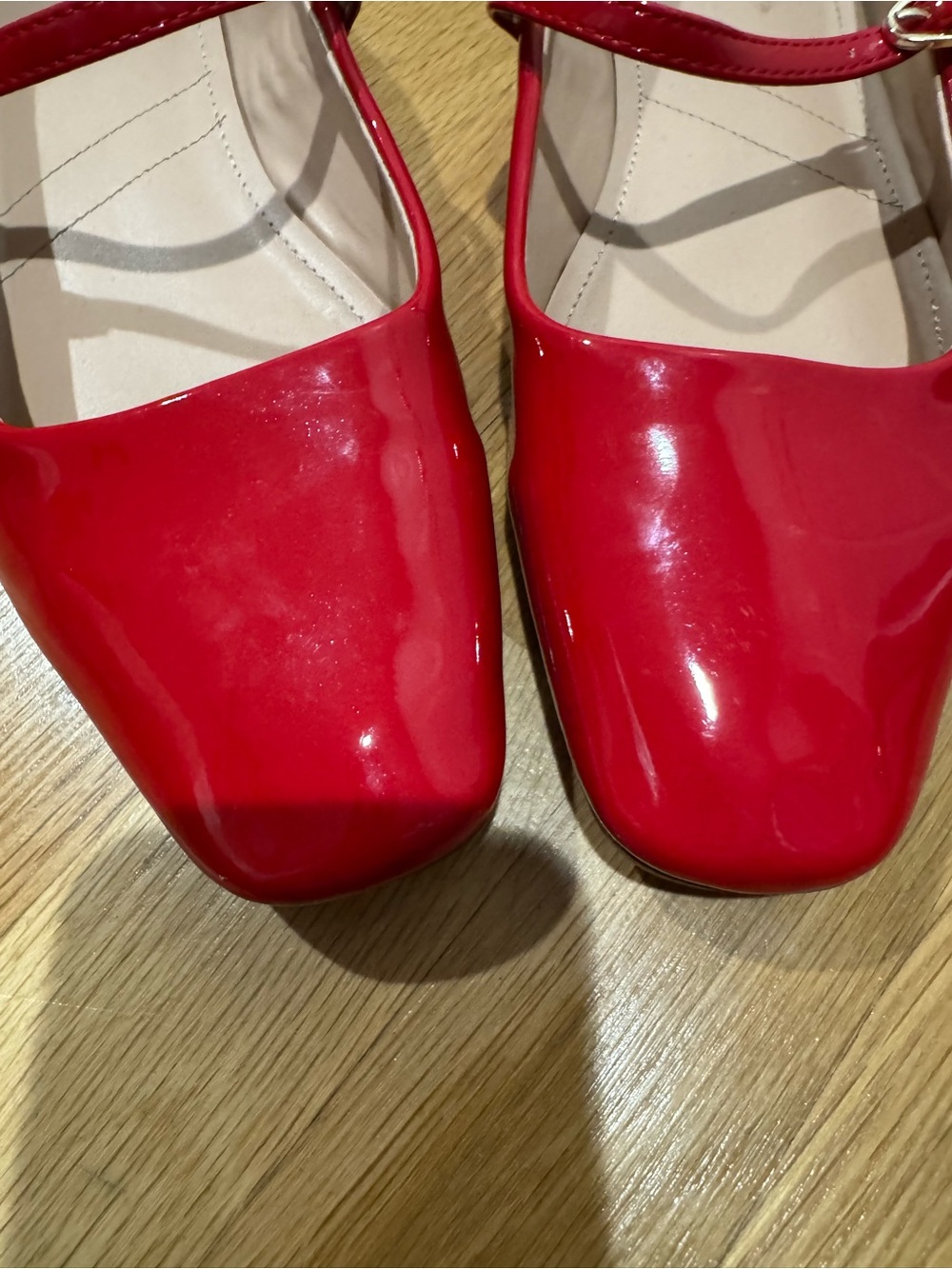 Franco Sarto Red Patent Mary Jane Flats - Picture 3 of 11